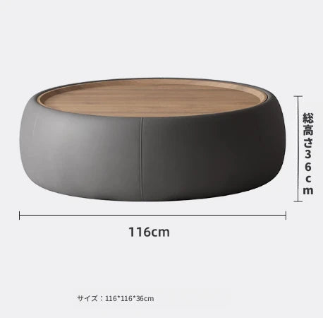 モダンセンターテーブル｜合成皮革×多層板｜シンプルでスタイリッシュな家財道具 hsms-4909