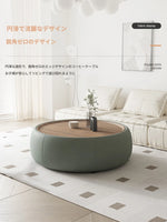 モダンセンターテーブル｜合成皮革×多層板｜シンプルでスタイリッシュな家財道具 hsms-4909