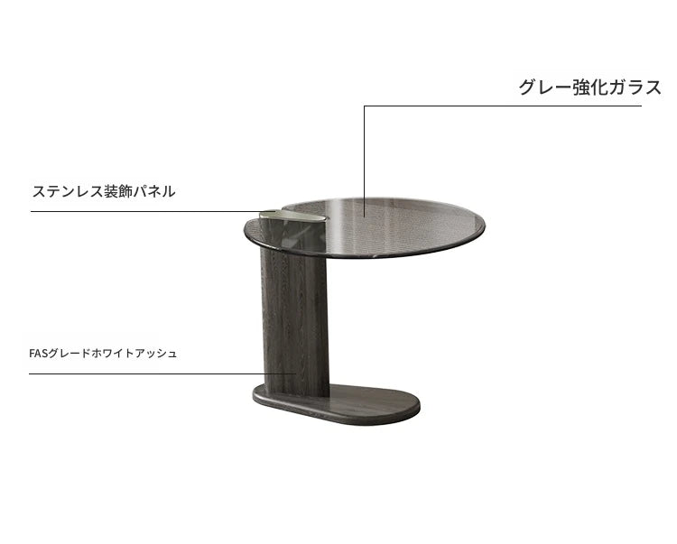 センターテーブル アッシュ材・大理石・ステンレス・強化ガラス使用 おしゃれでモダンなリビング家具 hsms-4936