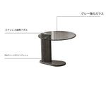 センターテーブル アッシュ材・大理石・ステンレス・強化ガラス使用 おしゃれでモダンなリビング家具 hsms-4936