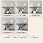 セラミック天板玄関コンソールテーブル モダンラグジュアリー シンプルアート風壁付け装飾キャビネット htt-3537