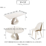 アイボリー系セラミック天板 円形ダイニングテーブル 2人掛け モダンスタイル 小型住宅向け htt-3543