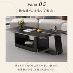 現代ラグジュアリー×ミニマルデザイン セラミックストーン天板リビングテーブル｜新作 小空間対応 クリエイティブ 高級感漂う長方形テーブル htt-3545