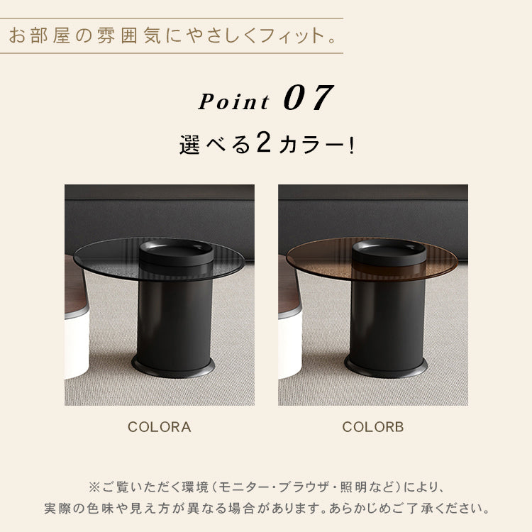 北欧風センターテーブルセット リビング向け 木目調×ホワイト 収納付きローテーブル＆サイドテーブル htyjj-5947