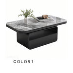 ホワイト×クリアガラス セラミック天板センターテーブルセット リビング向け モダンデザインのローテーブル＆サイドテーブル htyjj-5948-2