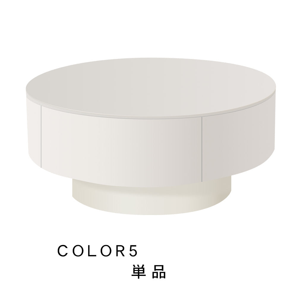 センターテーブル おしゃれ セラミック天板 金属台座 引き出し収納付き ネストテーブル 2点セット 大小セット 大テーブル直径70cm 80cm 小テーブル直径50cm モダン リビング用 来客対応 htyjj-6570