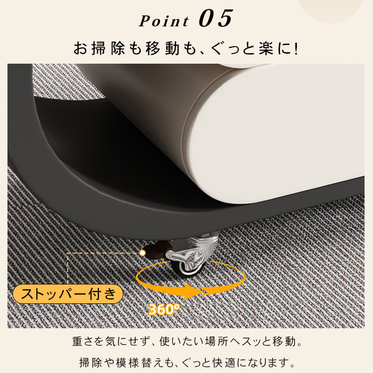 モダンデザインのセラミック天板センターテーブルセット リビングに映える収納付きローテーブル＋サイドテーブル htyjj-6572