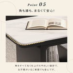 デザイナーズ セラミック天板 ローテーブル リビング用 引き出し収納付き モダンラグジュアリー htyjj-6605-1