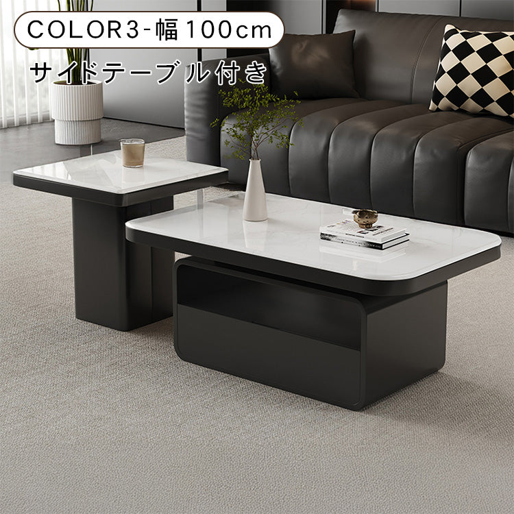 マイクロクリスタルストーン天板のモダンセンターテーブルリビングを彩る高級ローテーブルデザイン htyjj-6624