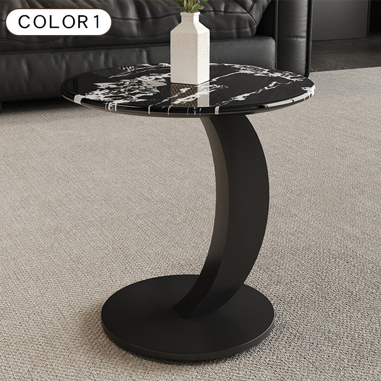 マイクロクリスタルストーン天板サイドテーブル リビング向け モダンデザインのセンターテーブル htyjj-6626