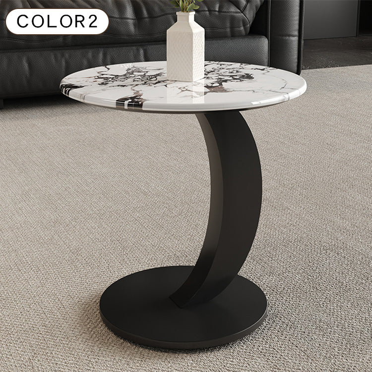 マイクロクリスタルストーン天板サイドテーブル リビング向け モダンデザインのセンターテーブル htyjj-6626