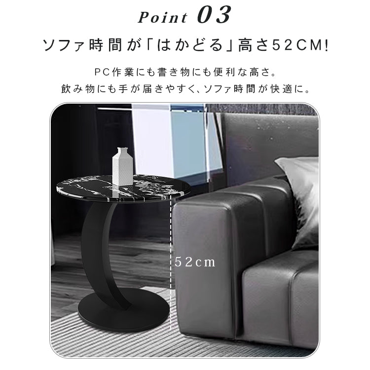 マイクロクリスタルストーン天板サイドテーブル リビング向け モダンデザインのセンターテーブル htyjj-6626