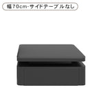 マットブラック イタリアンモダン セラミック天板 センターテーブル｜収納付き 正方形 リビングテーブル サイドテーブルセット htyjj-7364-c3