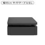 マットブラック イタリアンモダン セラミック天板 センターテーブル｜収納付き 正方形 リビングテーブル サイドテーブルセット htyjj-7364-c3