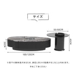 セラミック天板 収納付きセンターテーブル ブラック イタリアンラグジュアリー リビング用 htyjj-7705