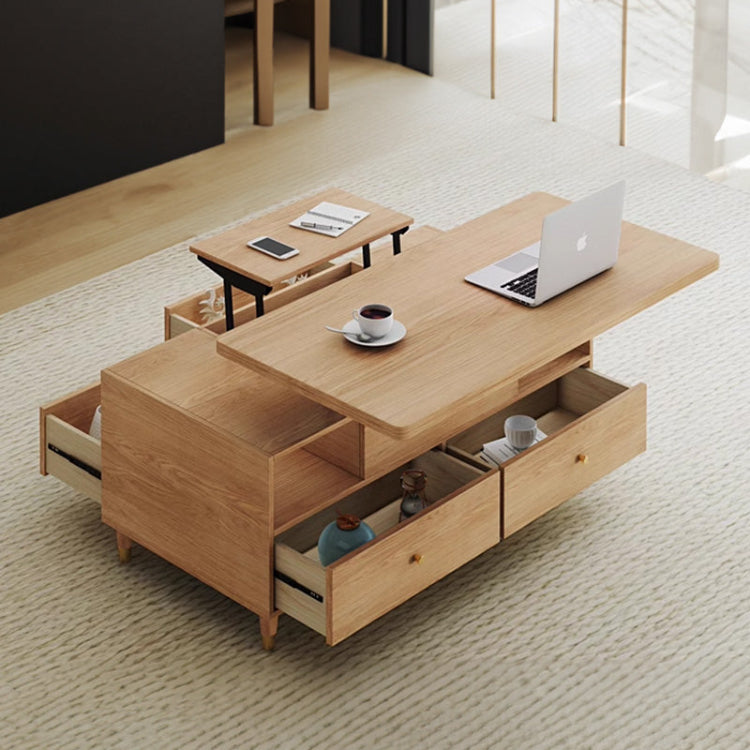 高級感漂う オーク無垢材 銅 セラミック製 センターテーブル hx-1568