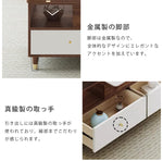 無垢材×銅×セラミックの高級センターテーブル hx-1570