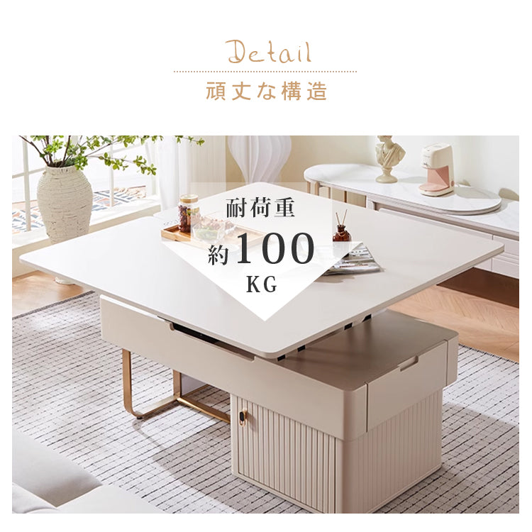 モダンデザイン センターテーブル 多層板&セラミック製 高級感溢れるリビングテーブル hx-1573