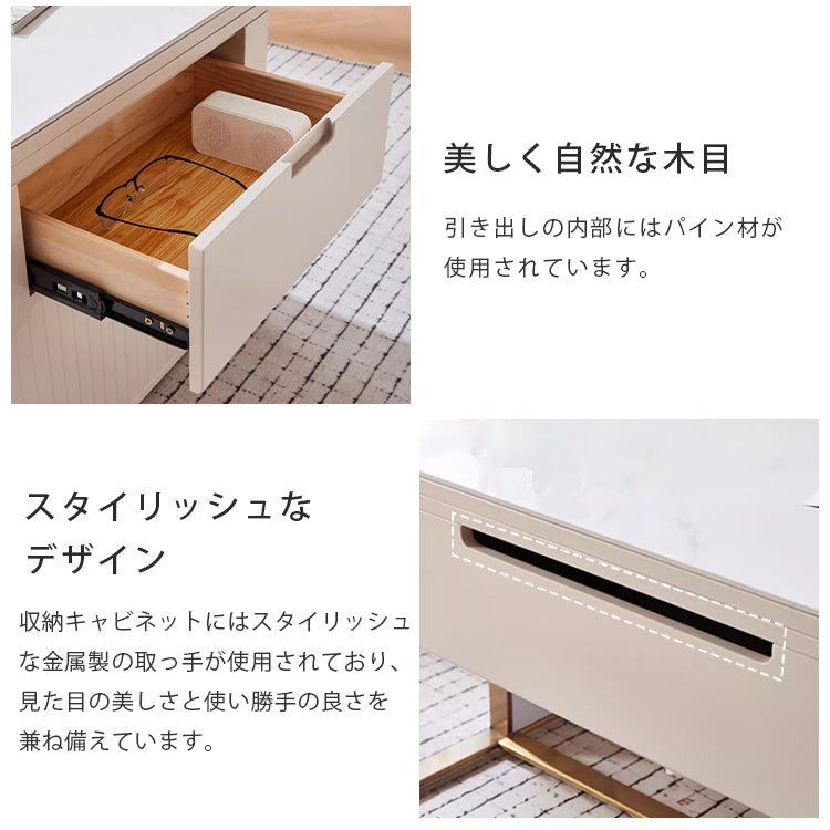 モダンデザイン センターテーブル 多層板&セラミック製 高級感溢れるリビングテーブル hx-1573