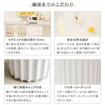 テーブル ホワイト セラミック 合成皮革 hx-dtcz-wh3-table