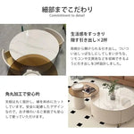 テーブル ホワイト セラミック ガラス hx-hlcj-wh1-table