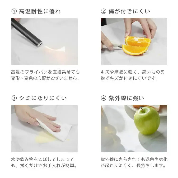 テーブル ホワイト セラミック ガラス hx-hlcj-wh1-table