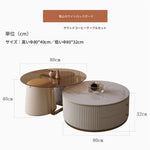 モダンデザイン 強化ガラス＆ステンレス製 センターテーブル - おしゃれなパイン材のアクセント付き - リビングルーム向け 高級感溢れるインテリア家具 hxbs-3029