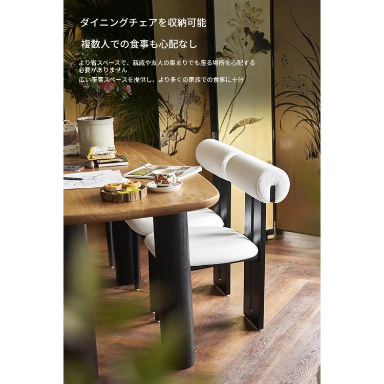 無垢材テーブル｜シンプルモダンデザイン｜ダイニング＆ワークスペース兼用｜温かみのあるナチュラルウッド hyc-3120