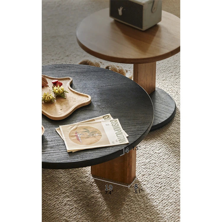 無垢材センターテーブル｜シンプルでスタイリッシュなリビング家具｜心地よい空間作りに最適 hyc-3123