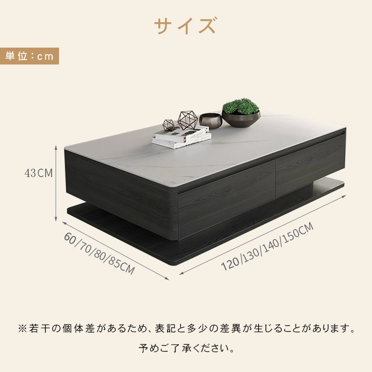 リビングを上質にするセラミック天板サイドテーブル モダンホワイトデザイン／センターテーブルにも hykg-5865