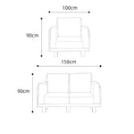 高級チェリー材ソファー｜シリコンフィル＆グースダウンの極上快適 フェイクレザーの洗練されたデザイン hykmq-784