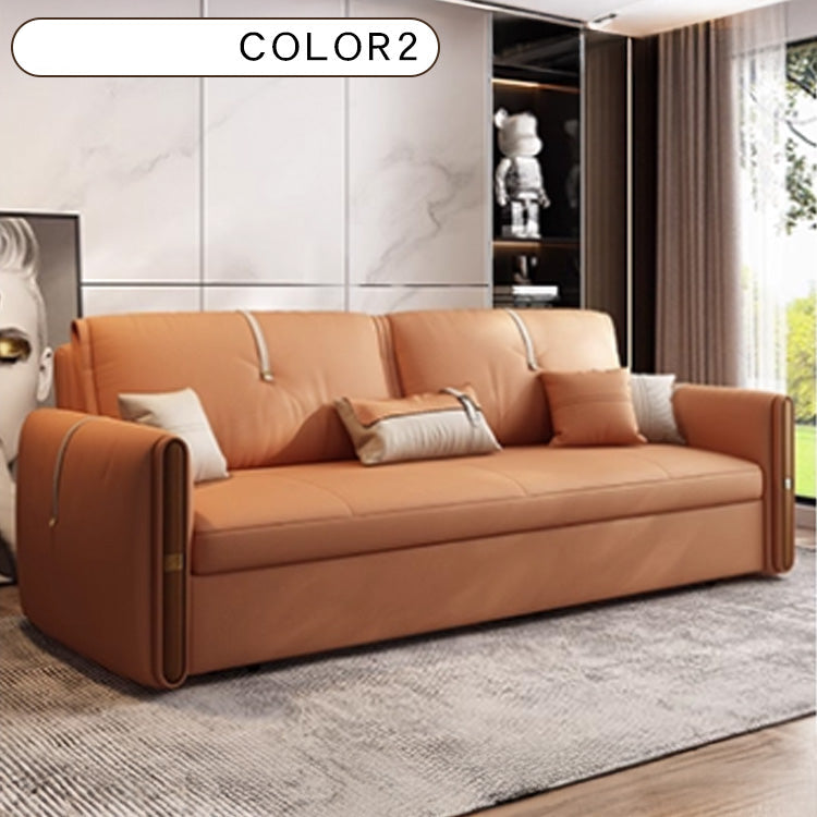 無垢材とシリコンフィル使用の高級エアレザーソファー hyt-1237