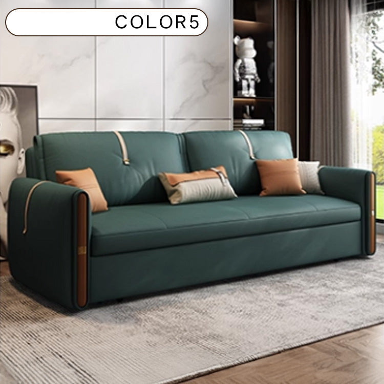 無垢材とシリコンフィル使用の高級エアレザーソファー hyt-1237