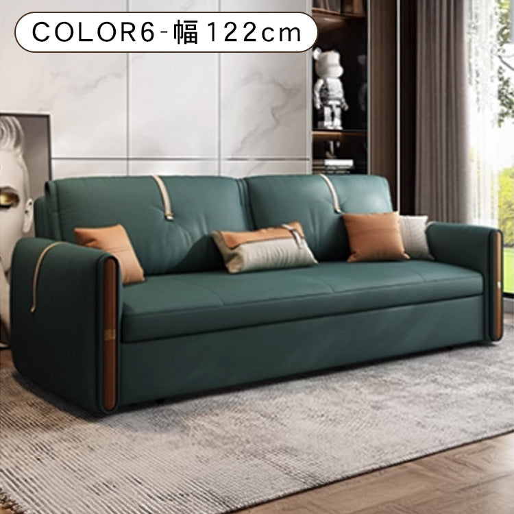 無垢材とシリコンフィル使用の高級エアレザーソファー hyt-1237