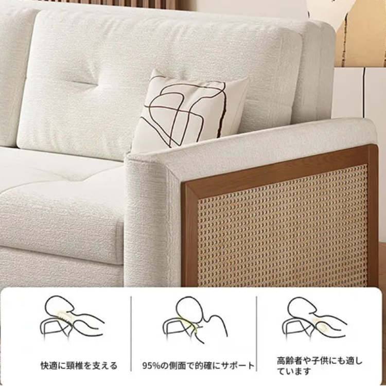 ソファー ライトグレー グレー ダークブラウン イエロー ブルー ベージュ フォグブルー オレンジ グリーン シェニール シリコンフィル パイン アッシュ材 hyt-3775