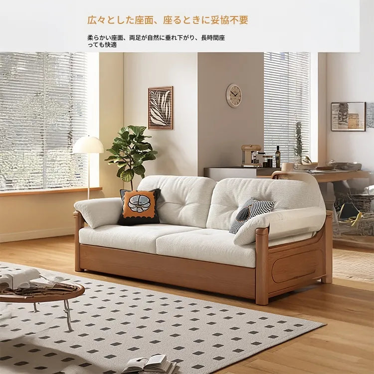 ソファー ベージュ シェニール シリコンフィル アッシュ材 パイン hyt-3778
