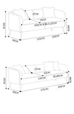 【おしゃれ×快適】松材エアレザー＆綿使用の多機能ソファー - 高級感あふれる合皮とのミックス ja-20