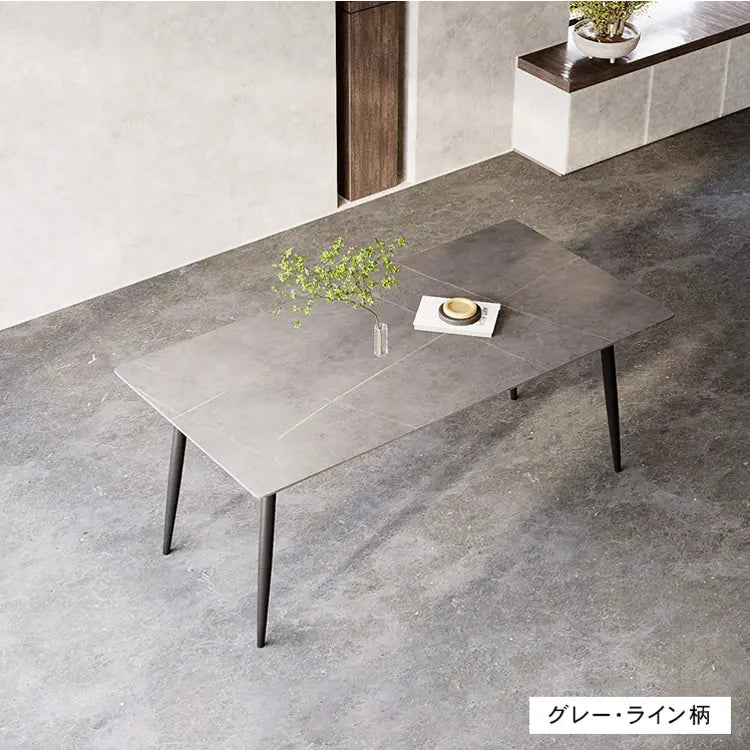 ダイニングテーブル セラミック テーブル 食卓 6人掛け 4人掛け 大理石調 幅140cm 幅160cm 幅180cm モダン 北欧 傷 汚れに強い 9513-604