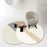 カラフル 不規則デザイン 変形ラグ 楕円形ラグマット リビング カーペット 寝室 軽奢風 おしゃれ jydxw-18