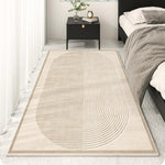 キュートクリーム風 ラグマット カーペット リビング 寝室 高級感 おしゃれ マット 拭くだけ簡単 洗濯不要 お手入れ簡単jzq-01
