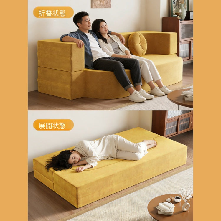 モジュール式 圧縮タイプ ソファーベッド｜折りたたみ 1〜2人用 畳風 リビング・寝室対応 llmy-0226-69