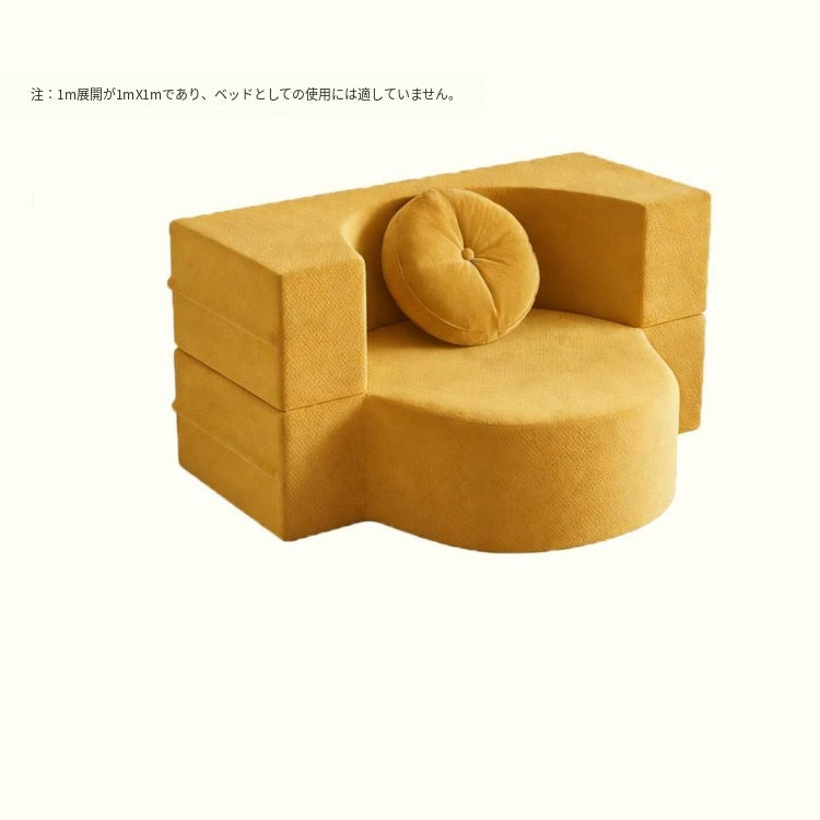 モジュール式 圧縮タイプ ソファーベッド｜折りたたみ 1〜2人用 畳風 リビング・寝室対応 llmy-0226-69