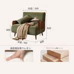 ヴィンテージ風 ボタニカル柄 ソファベッド 折りたたみ 2WAY 多機能ソファ 布張り プリントソファ 一人掛け おしゃれ mbs-0409-77