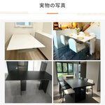 テーブル ホワイト ブラック セラミック mls-001-table