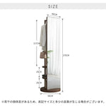 鏡 ブラウン ナチュラル レッド オーク材 ガラス mwj-01-mirror