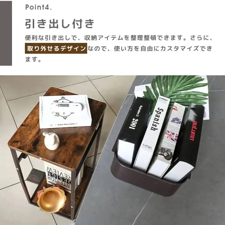 カート ブラウン 天然木 スチール ogj-zwj045-trolley