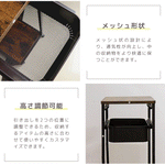 カート ブラウン 天然木 スチール ogj-zwj045-trolley