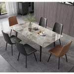 テーブル 艶消し 艶あり セラミック 炭素鋼フレーム oljj-001-table