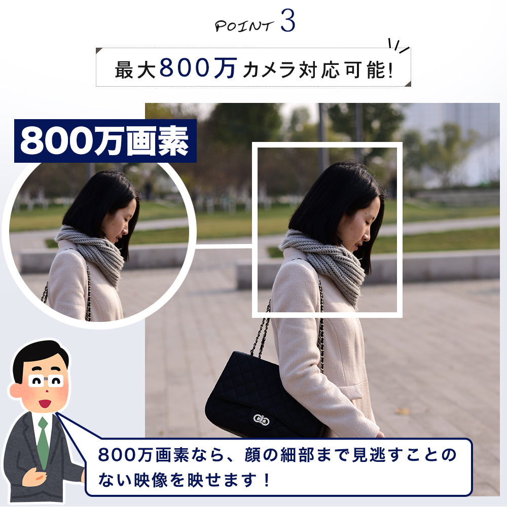 防犯カメラ 屋外 家庭用 有線 LAN PoE給電 選べる1~8台 モニター 監視カメラ nvr 最大800万画素 4K 防犯カメラセット ネ ット不要 レコーダー 録画機 夜間カラー 動体検知 首振り HDD 録画 遠隔監視 業務用 駐車場 店舗 車庫 車上荒らし poe-GB-109