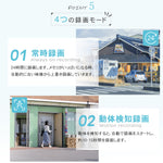 防犯カメラ 屋外 家庭用 有線 LAN PoE給電 選べる1~8台 モニター 監視カメラ nvr 最大800万画素 4K 防犯カメラセット ネ ット不要 レコーダー 録画機 夜間カラー 動体検知 首振り HDD 録画 遠隔監視 業務用 駐車場 店舗 車庫 車上荒らし poe-GB-109